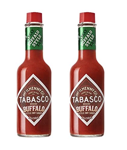 '''2 Pack: ''''New'''' McIlhenny''s Tabasco Brand Buffalo Style Hot Sauce - 5 Oz.'''